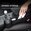 Car Seat Gap Bag Case PU Leather Storage Bag for Auto Console Side Seat Plug Filler Organizer Car Crevice Stowing Tidying Pocket